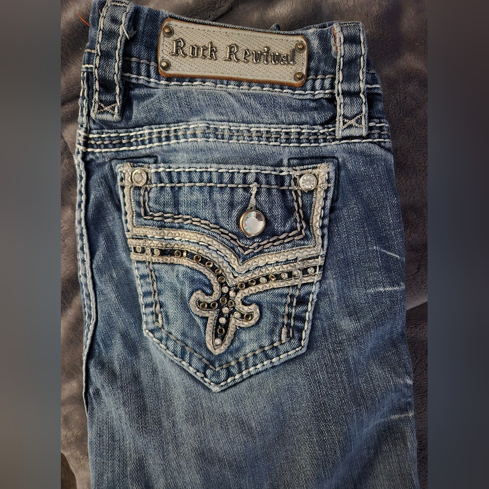 Rock Revival mid rise jeans boot cut